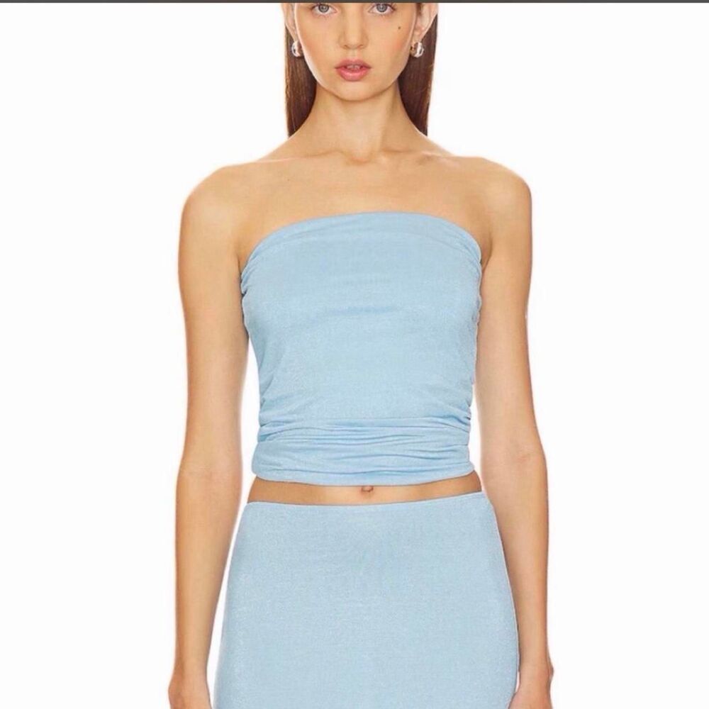 Vdm-the-label Women's Blue Crop-top